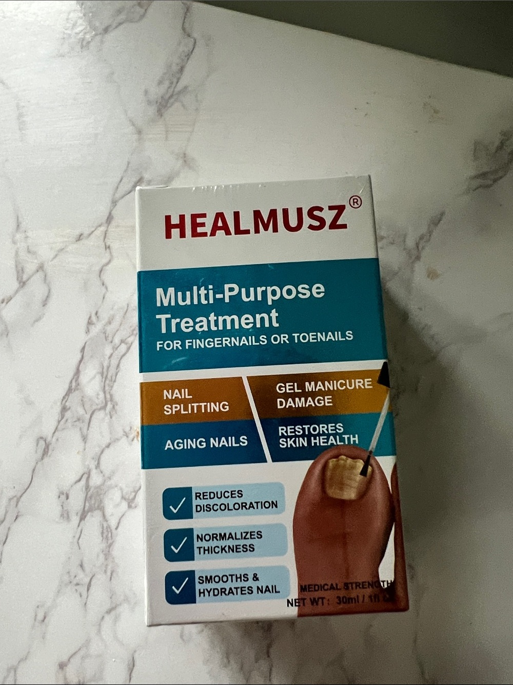 Multi-Purpose Nail Treatment — Blue & White